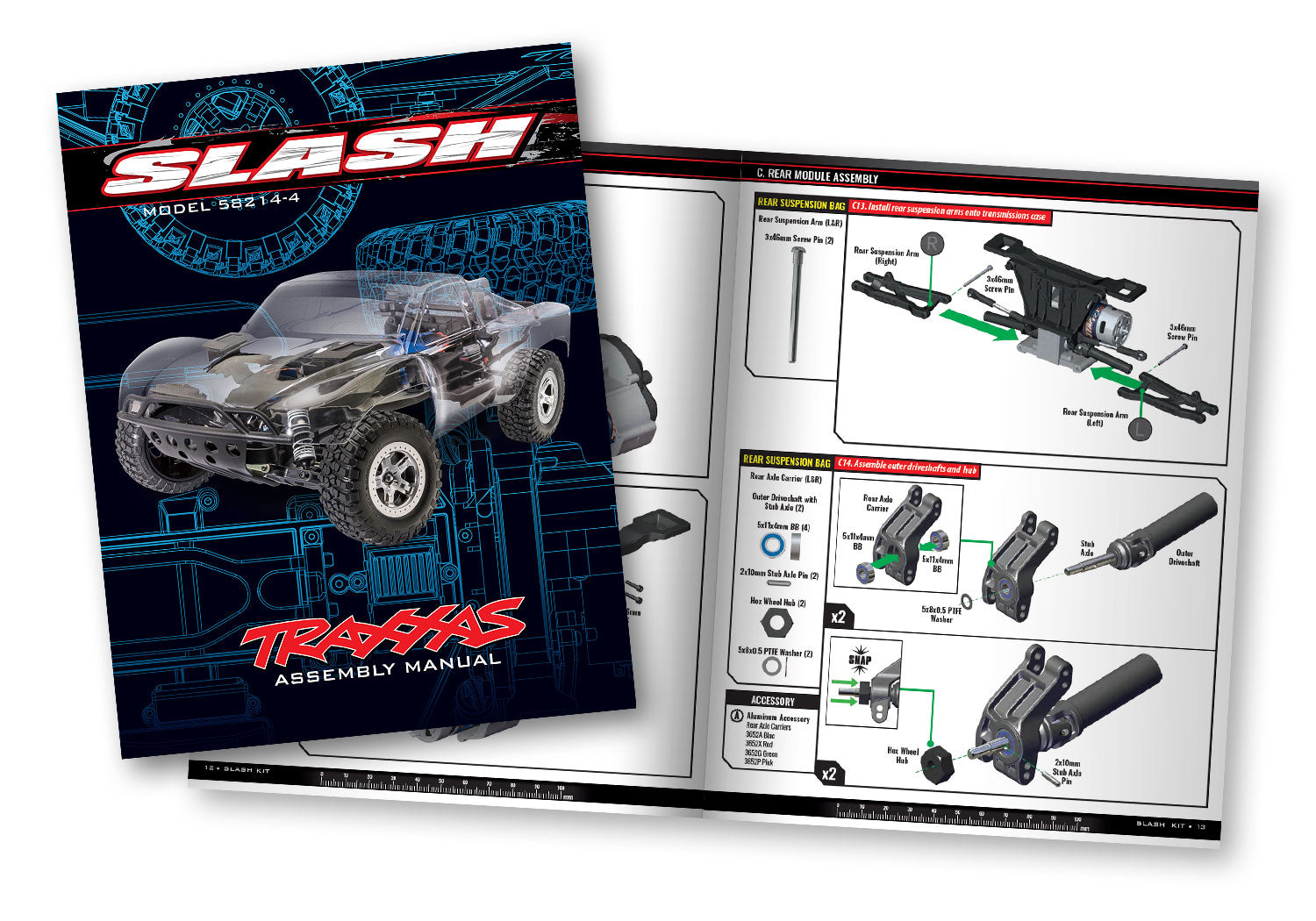Traxxas Slash 1/10 Electric 2WD Brushless Short Course Truck Kit XL-5 ESC & TQ 2.4GHz Radio