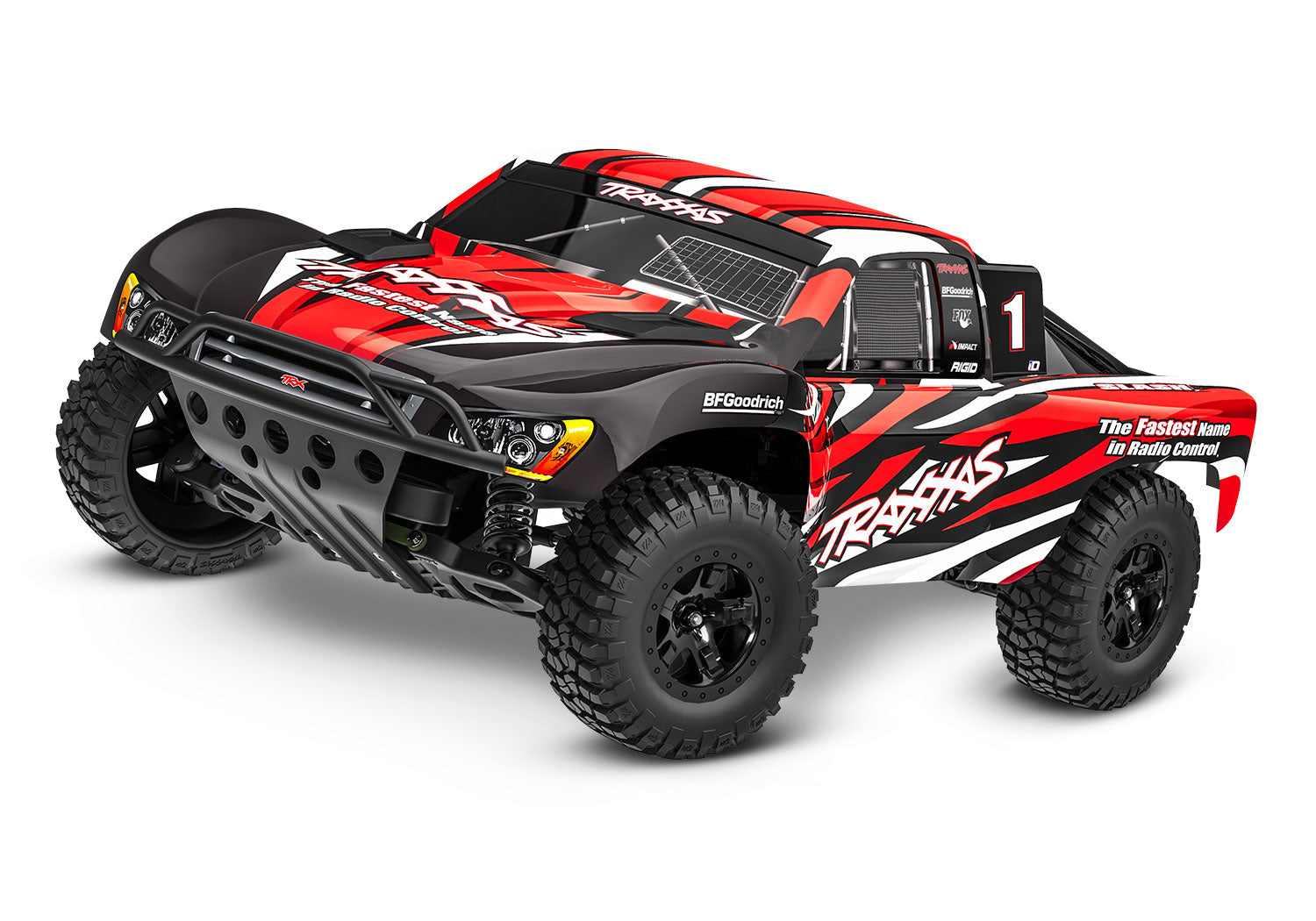 Traxxas Slash 1/10 RTR 2WD Short Course Truck (Red w/XL-5 ESC, TQ 2.4GHz Radio, Battery & USB-C Charger