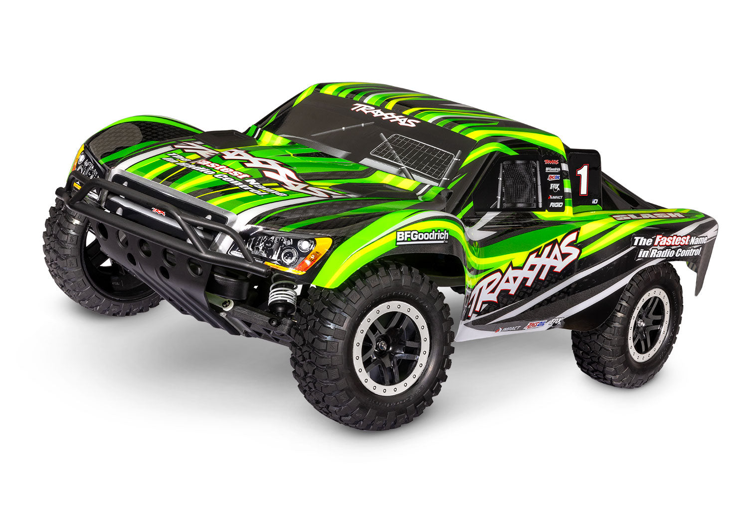 Traxxas Slash 1/10 RTR 2WD Short Course Truck (Green) w/XL-5 ESC, TQ 2.4GHz Radio, Battery & USB-C Charger