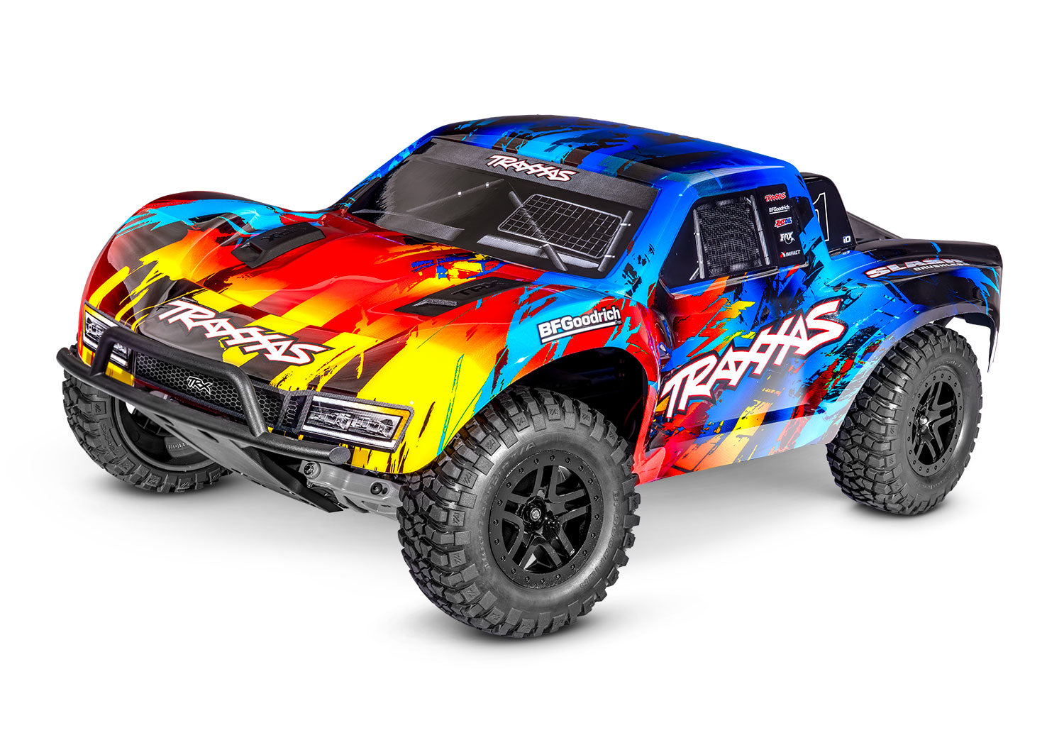 Traxxas Slash VX3 1/10 RTR 2WD Brushless Short Course Truck (Rock n Roll) w/VX3 ESC, TQi™ Sport 2.4GHz Radio & TSM®