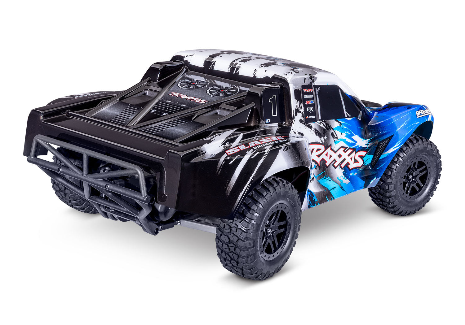 Traxxas Slash VX3 1/10 RTR 2WD Brushless Short Course Truck (Blue) w/VX3 ESC, TQi™ Sport 2.4GHz Radio & TSM®
