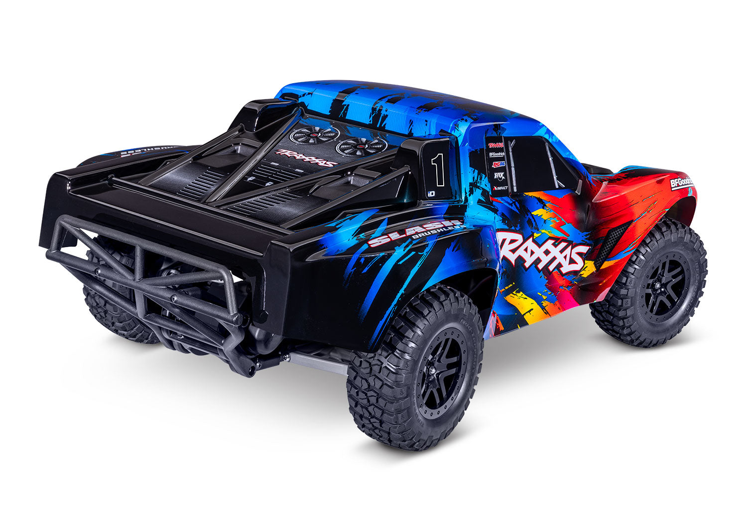 Traxxas Slash VX3 1/10 RTR 2WD Brushless Short Course Truck (Rock n Roll) w/VX3 ESC, TQi™ Sport 2.4GHz Radio & TSM®