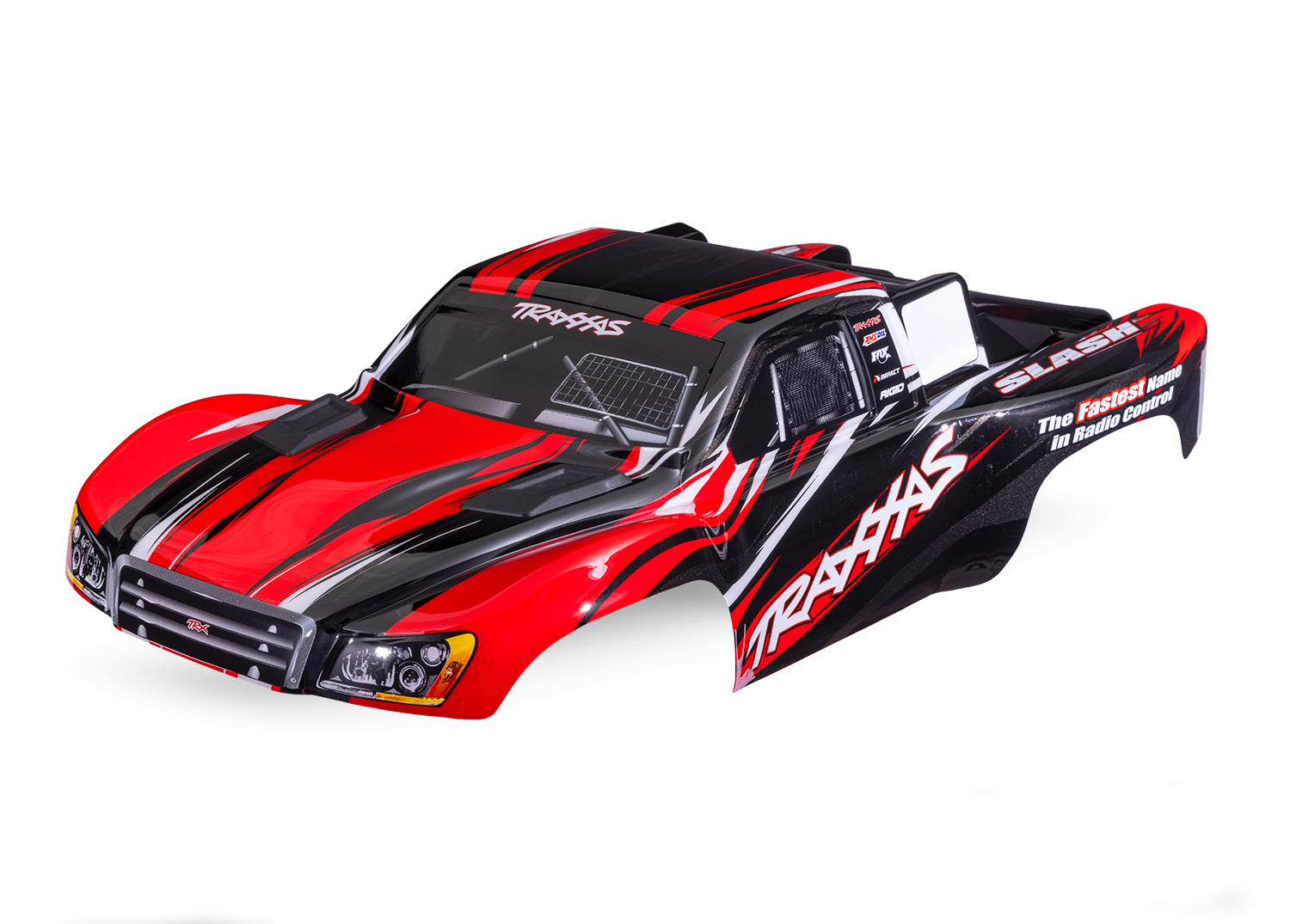 Traxxas Slash 4x4 Pre-Painted Clipless Body (Red)