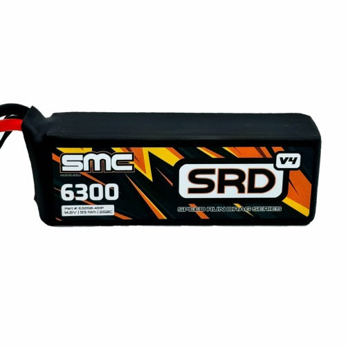 SMC Racing SRD-V4 14.8V-6300mAh-250C Speedrun pack