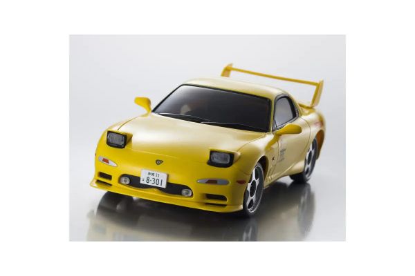 Kyosho First Mini-Z RWD ReadySet w/INITIAL D MAZDA RX-7 FD3S  w/2.4GHz Radio (Yellow)