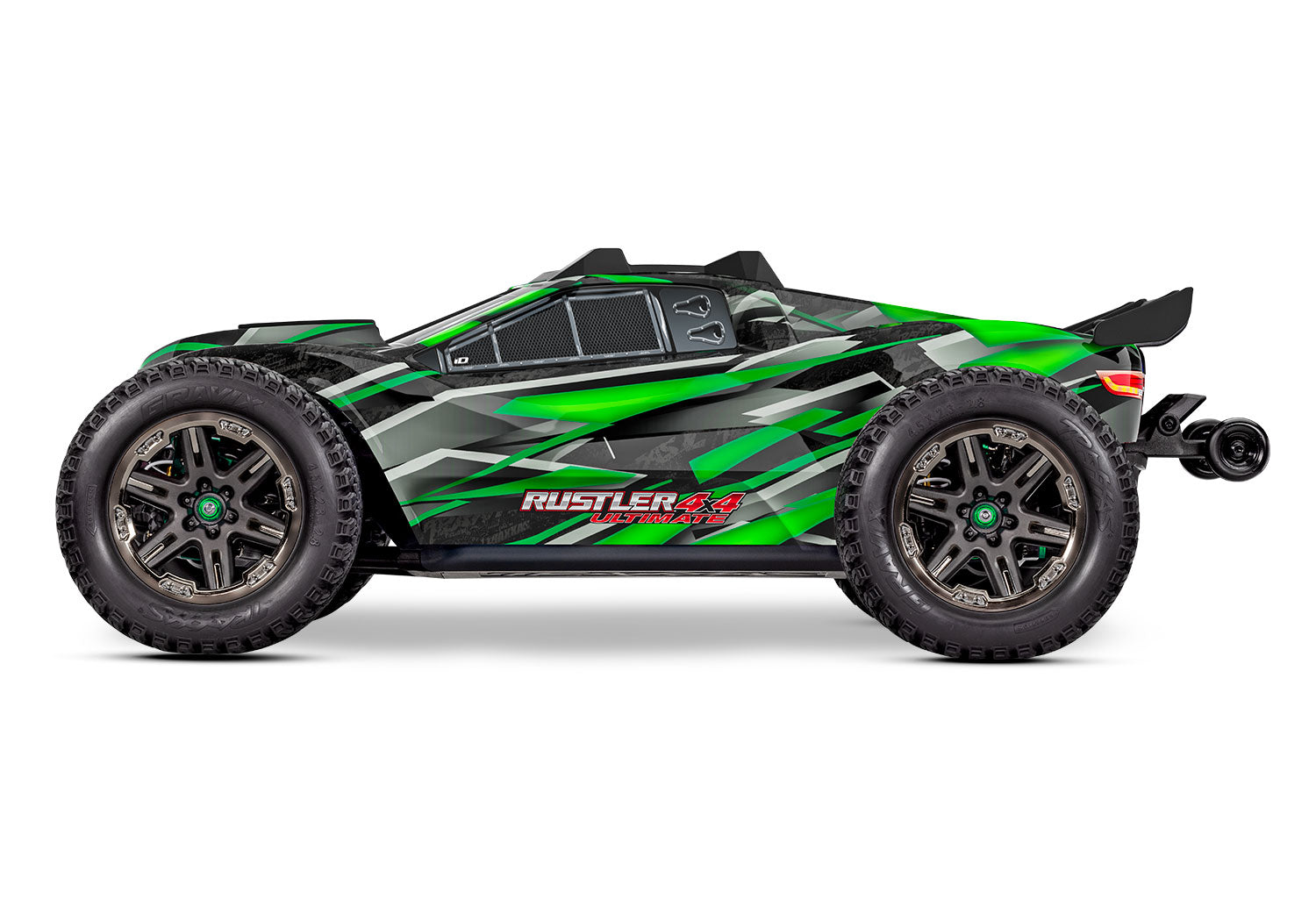 Traxxas Rustler 4x4 Ultimate 1/10 RTR Brushless Stadium Truck (Green) w/TQi 2.4GHz Radio & Link Module