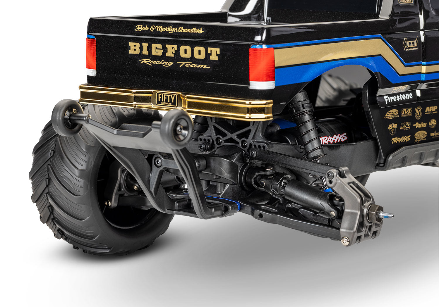 Traxxas BIGFOOT 4X4 50th BL-2s™ 1/10 RTR 4WD Brushless Monster Truck (Black)