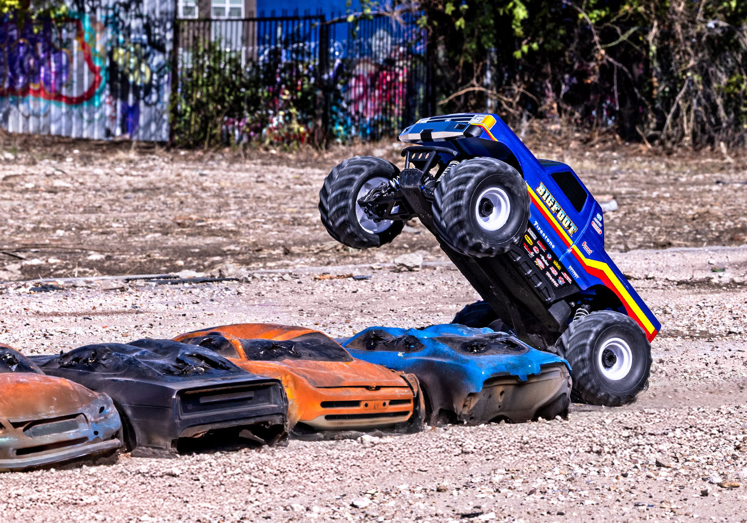 Traxxas Bigfoot® BL-2s™ 1/10 RTR 4WD Brushless Monster Truck (Blue) w/BL-2s ESC & TQ 2.4GHz Radio