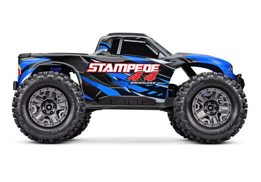 Traxxas Stampede 4X4 BL-2s Brushless 1/10 RTR Monster Truck (Blue) w/BL-2S ESC, TQ 2.4GHz Radio