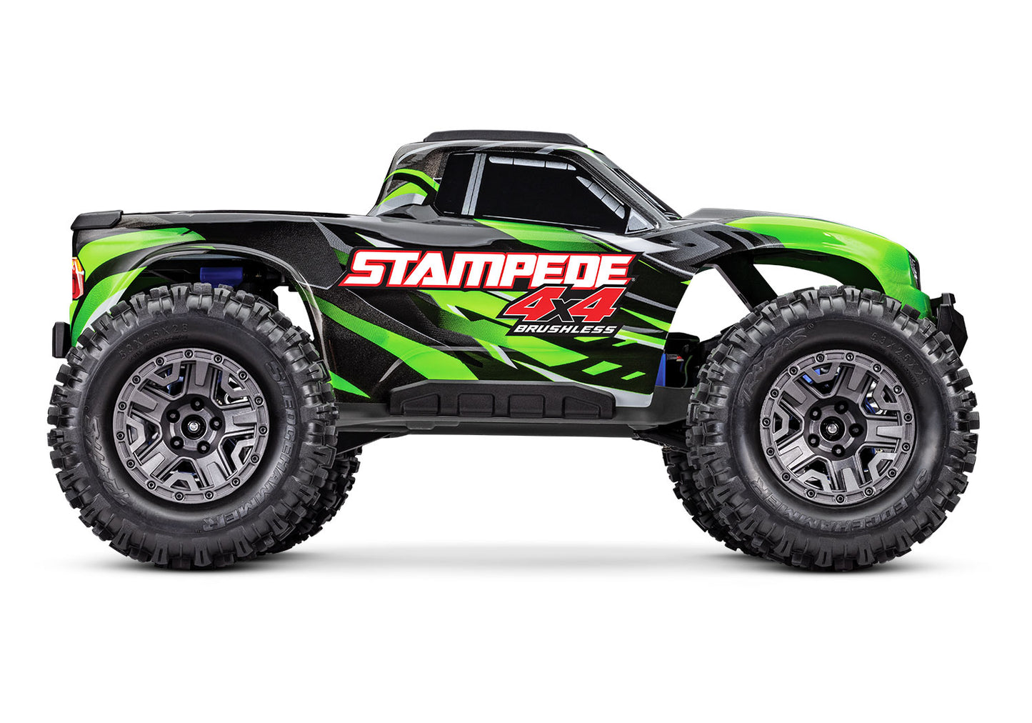 Traxxas Stampede 4x4 BL-2S Brushless 1/10 RTR Monster Truck (Green) w/BL-2S ESC, TQ 2.4GHz Radio