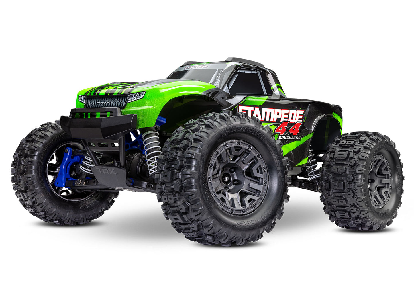 Traxxas Stampede 4x4 BL-2S Brushless 1/10 RTR Monster Truck (Green) w/BL-2S ESC, TQ 2.4GHz Radio