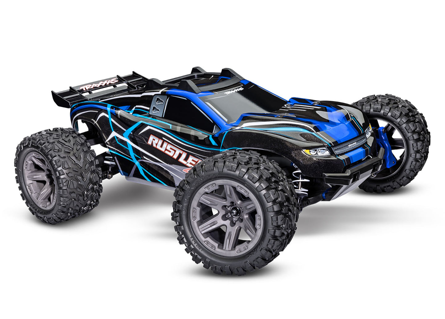 Traxxas Rustler 1/10 4X4 Brushless RTR Stadium Truck (Blue) w/BL-2S ESC, TQ 2.4GHz Radio