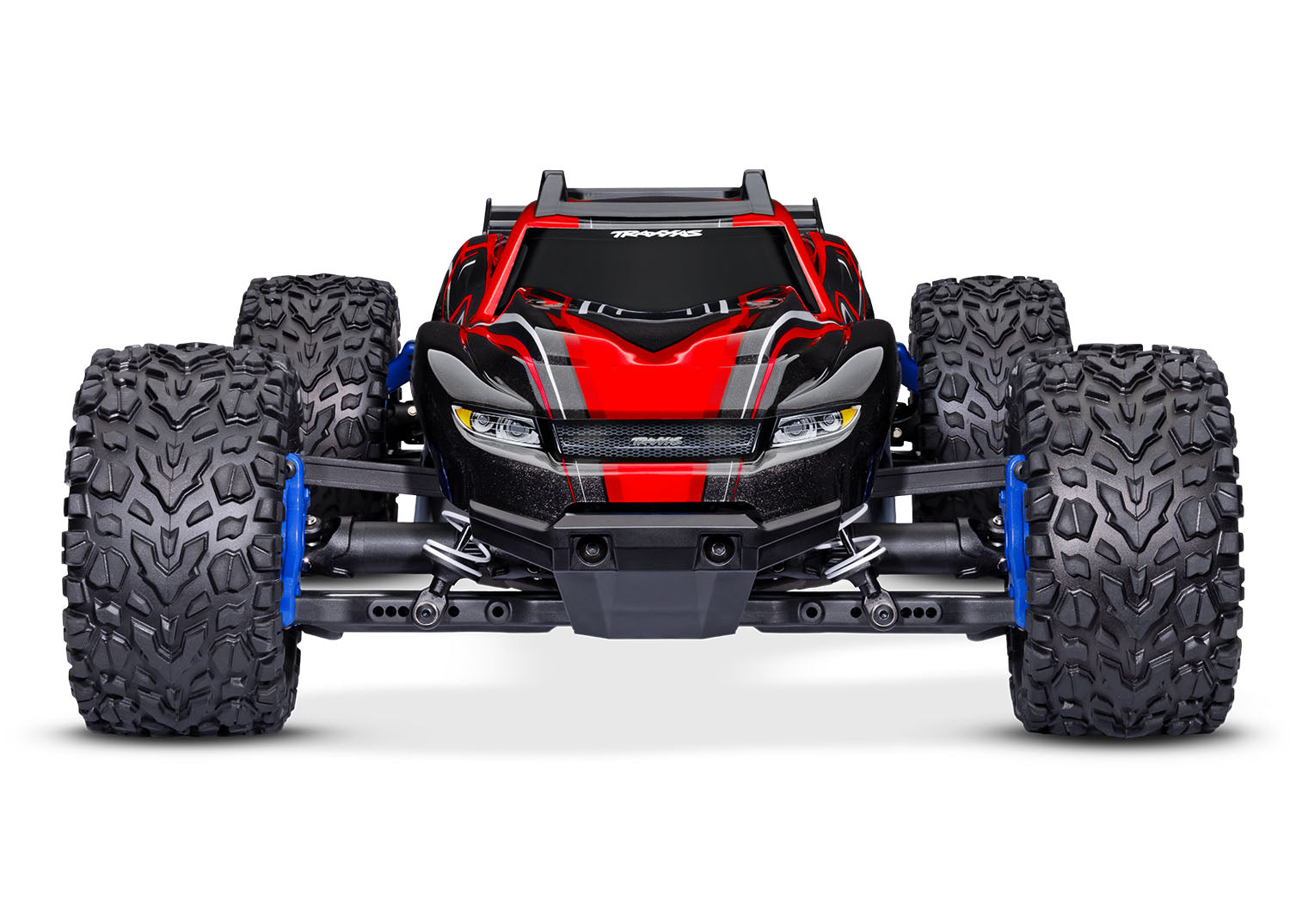 Traxxas Rustler 1/10 4X4 Brushless RTR Stadium Truck (Red) w/BL-2S ESC, TQ 2.4GHz Radio