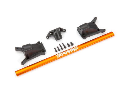 Traxxas Rustler/Slash 4x4 LCG Chassis Brace Kit (Orange)