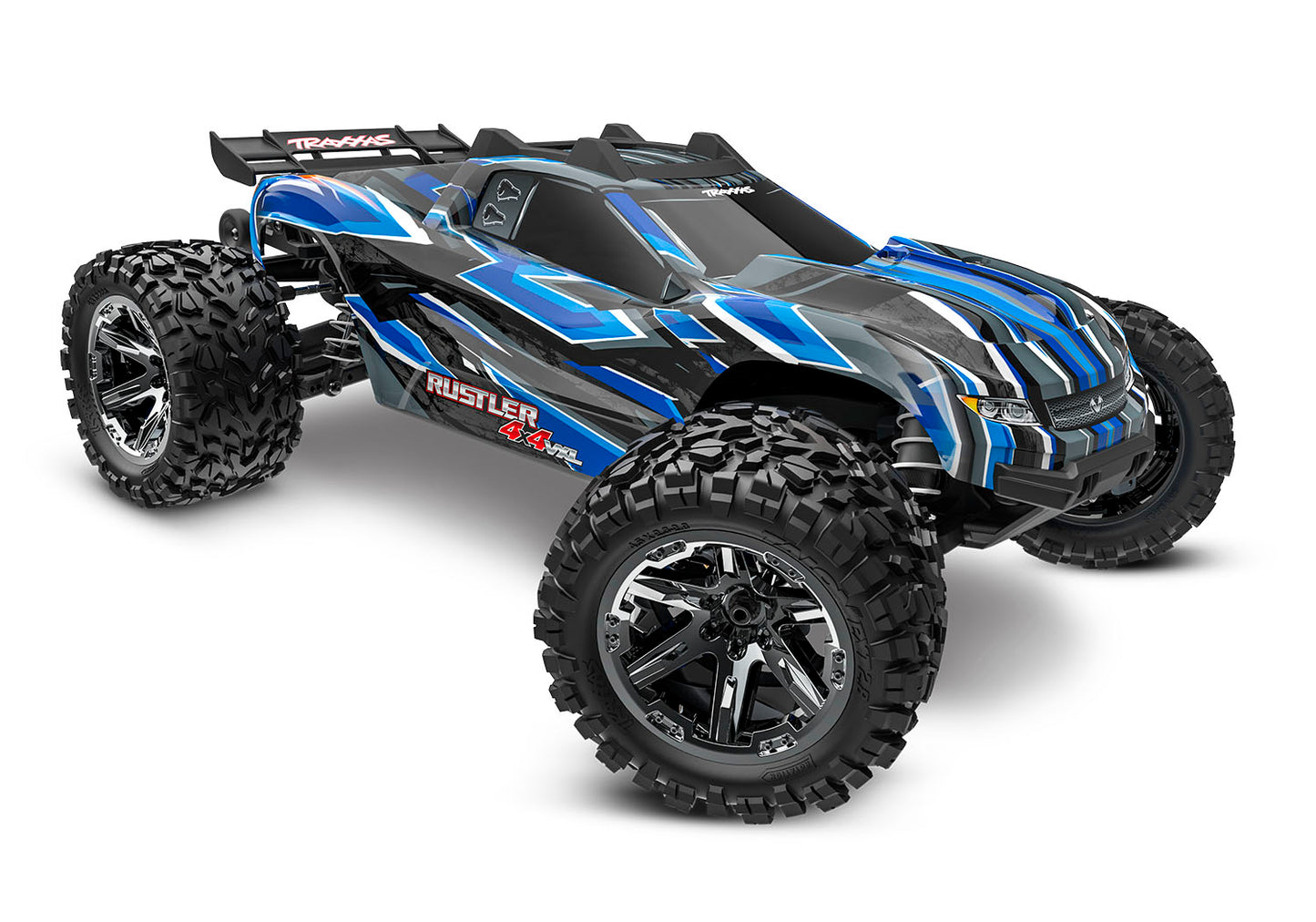 Traxxas Rustler 4x4 VXL Brushless RTR 1/10 4WD Stadium Truck (Blue) w/TQi 2.4GHz Radio & TSM