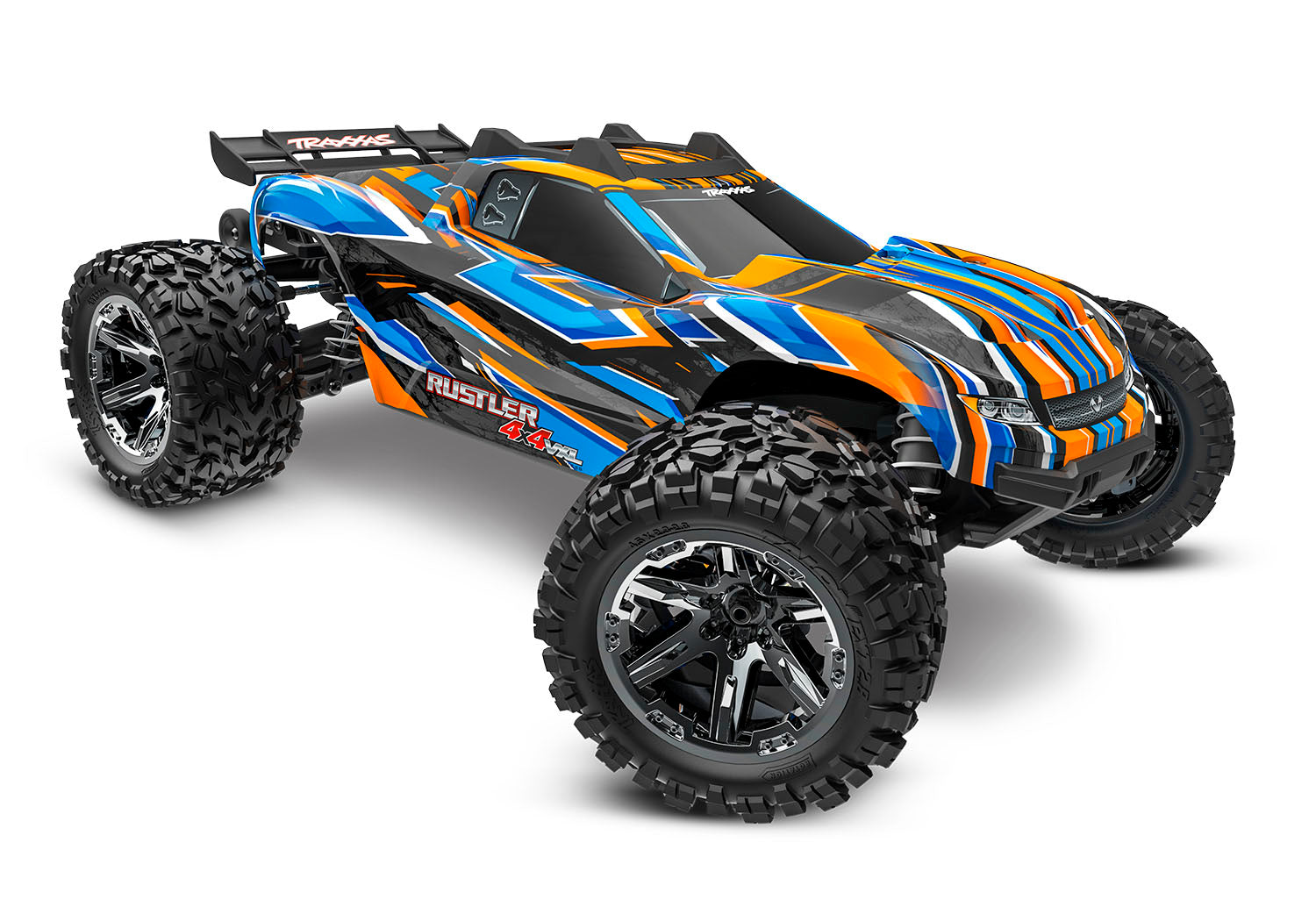 Traxxas Rustler 4x4 VXL Brushless RTR 1/10 4WD Stadium Truck (Orange) w/TQi 2.4GHz Radio & TSM