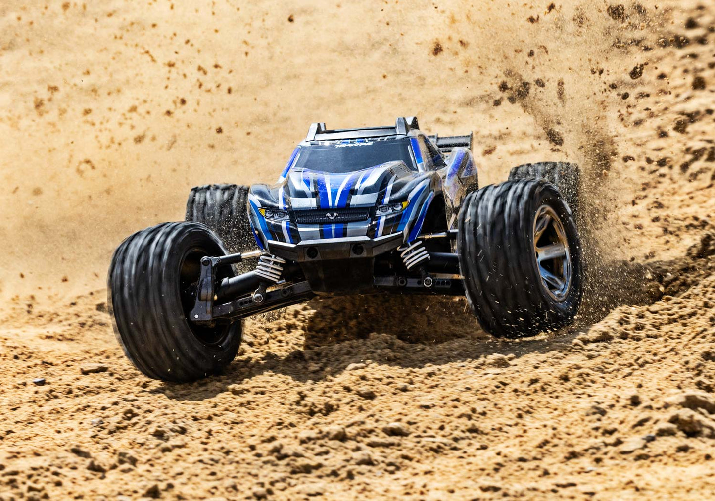 Traxxas Rustler 4x4 VXL Brushless RTR 1/10 4WD Stadium Truck (Blue) w/TQi 2.4GHz Radio & TSM