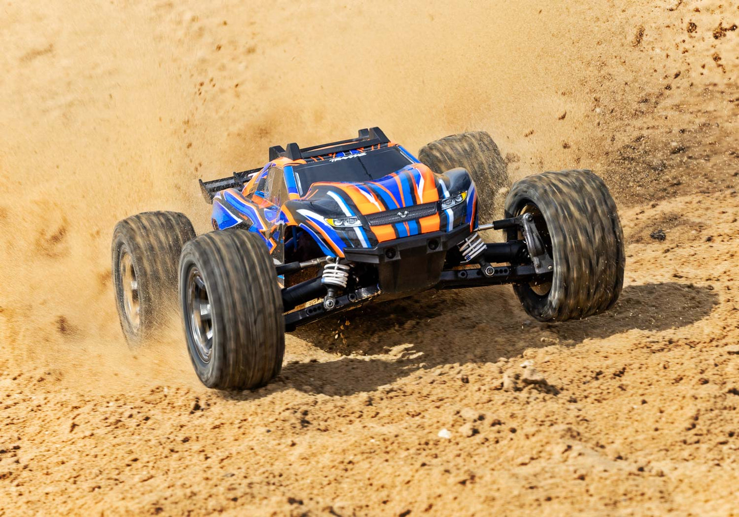 Traxxas Rustler 4x4 VXL Brushless RTR 1/10 4WD Stadium Truck (Orange) w/TQi 2.4GHz Radio & TSM