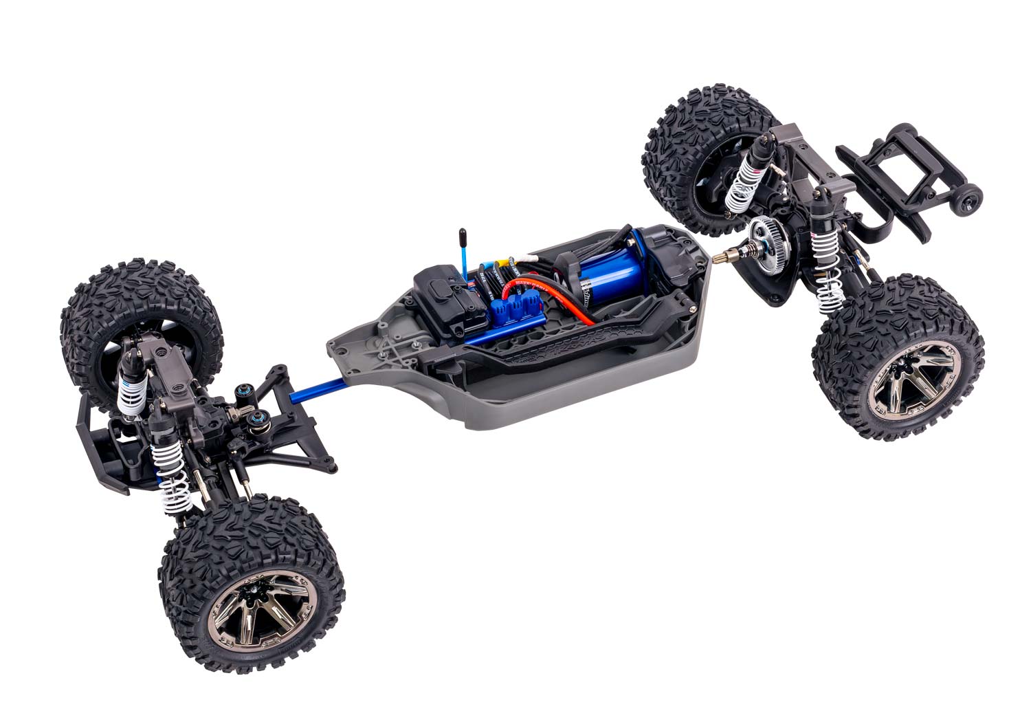 Traxxas Rustler 4x4 VXL Brushless RTR 1/10 4WD Stadium Truck (Green) w/TQi 2.4GHz Radio & TSM