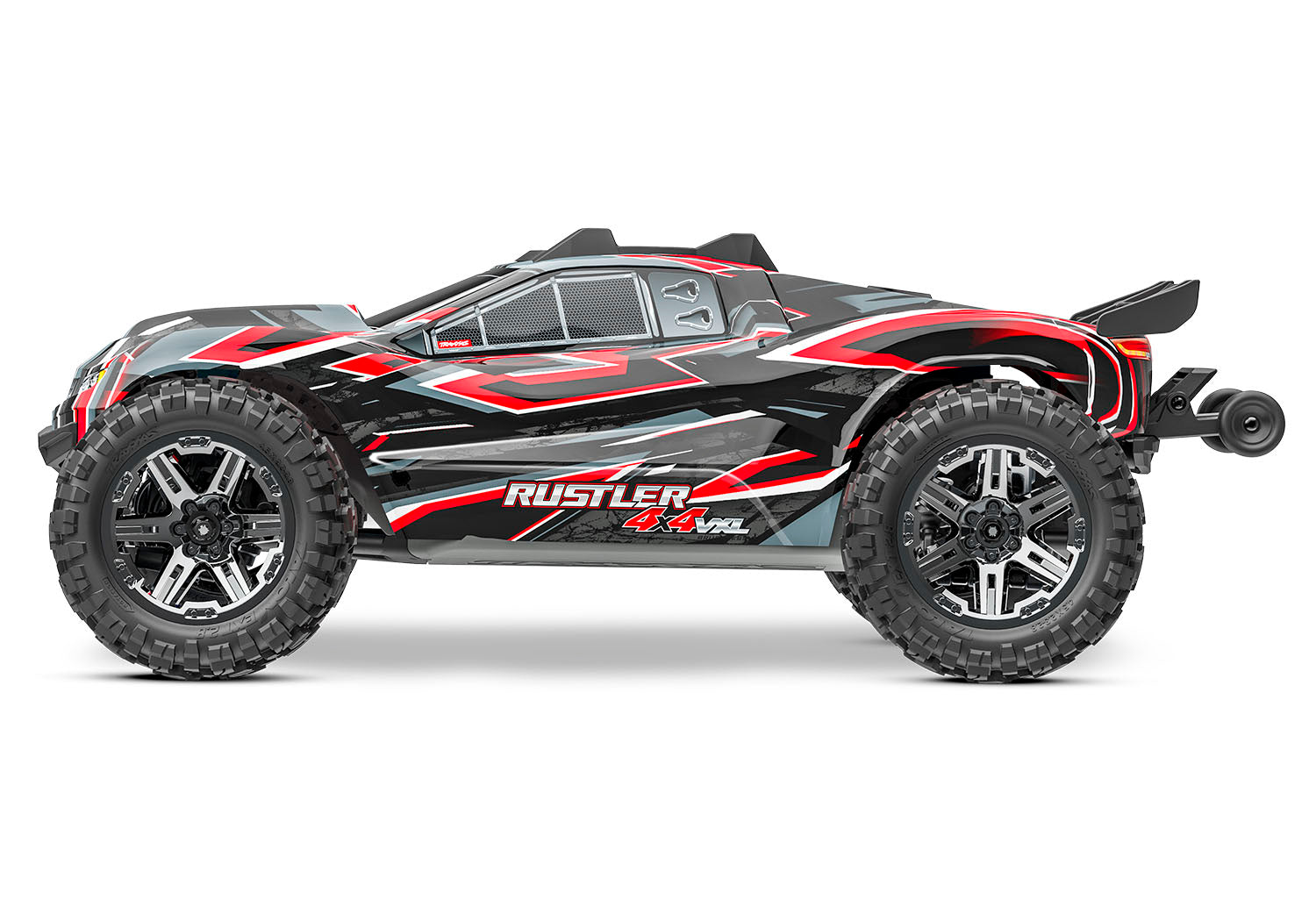 Traxxas Rustler 4x4 VXL Brushless RTR 1/10 4WD Stadium Truck (Red) w/TQi 2.4GHz Radio & TSM