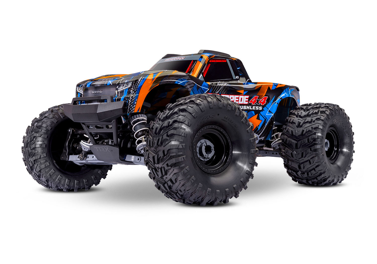 Traxxas Stampede® 4x4 VX3 1/10 RTR 4WD Brushless Monster Truck (Orange) w/VX3 ESC, TQi™ Sport 2.4GHz Radio & TSM®