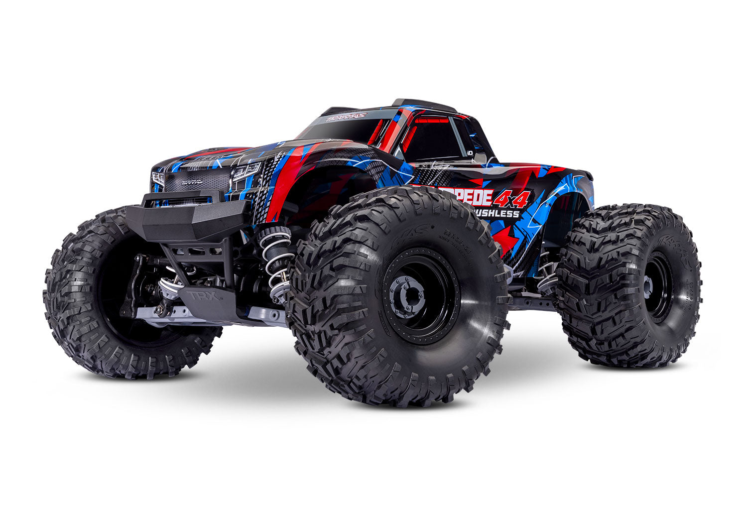 Traxxas Stampede® 4x4 VX3 1/10 RTR 4WD Brushless Monster Truck (Red) w/VX3 ESC, TQi™ Sport 2.4GHz Radio & TSM®