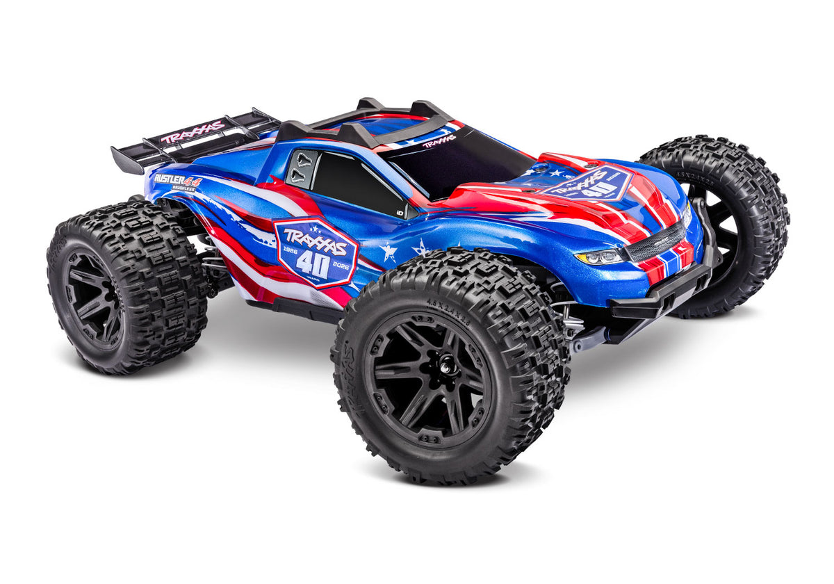 Traxxas Rustler® 4x4 VX3 1/10 RTR 4WD Brushless Stadium Truck (40th)
