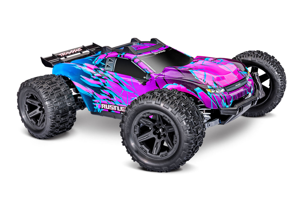 Traxxas Rustler® 4x4 VX3 1/10 RTR 4WD Brushless Stadium Truck (PURPLE)
