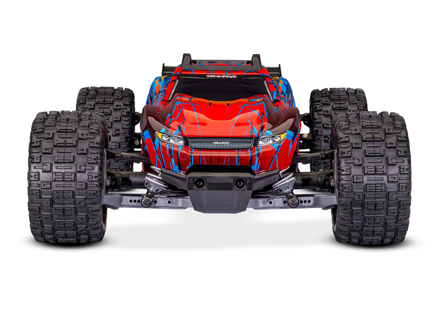 Traxxas Rustler® 4x4 VX3 1/10 RTR 4WD Brushless Stadium Truck (RED)