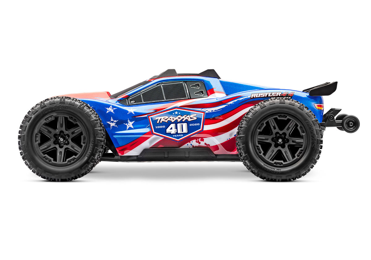Traxxas Rustler® 4x4 VX3 1/10 RTR 4WD Brushless Stadium Truck (40th)
