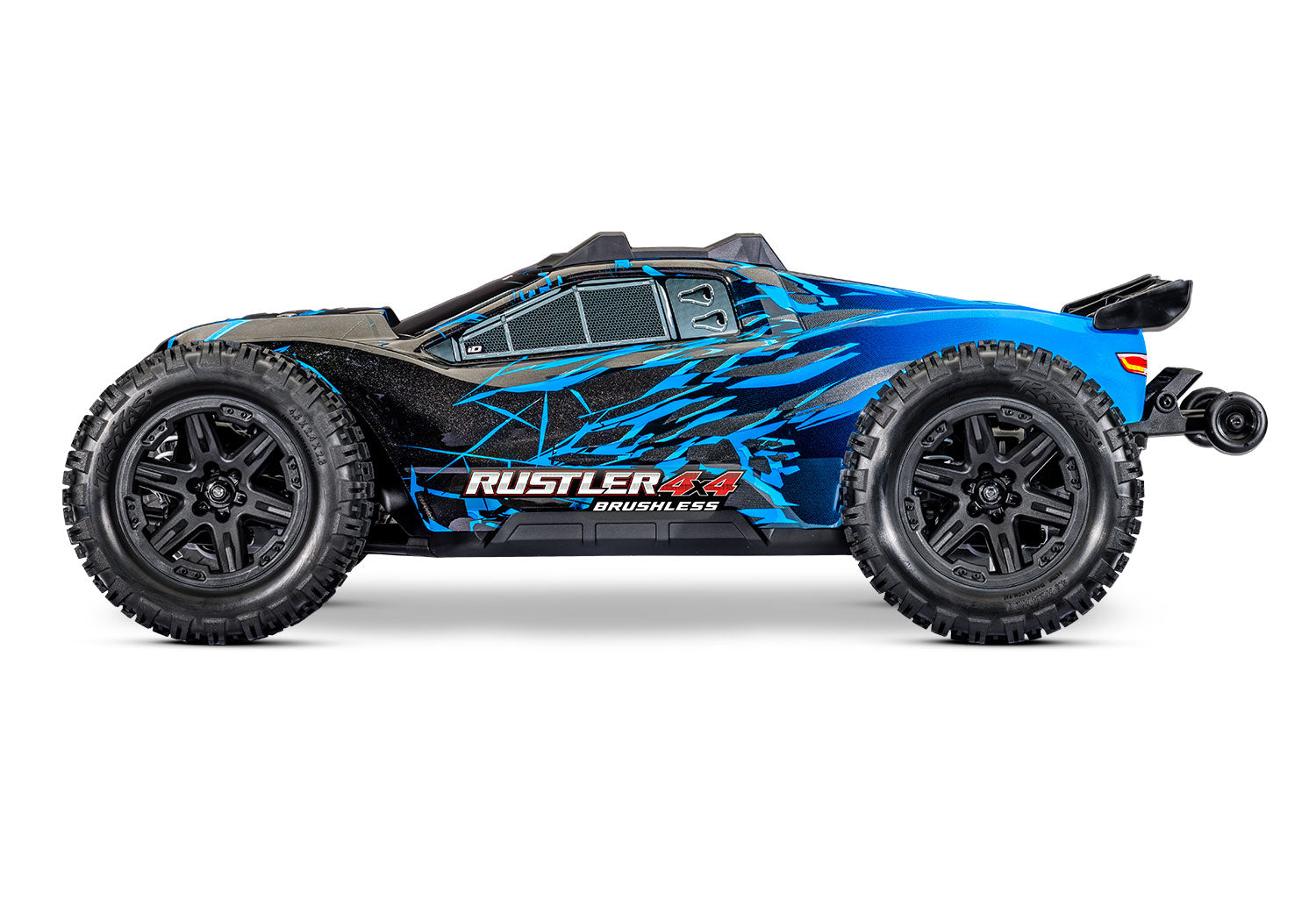 Traxxas Rustler® 4x4 VX3 1/10 RTR 4WD Brushless Stadium Truck (Blue)