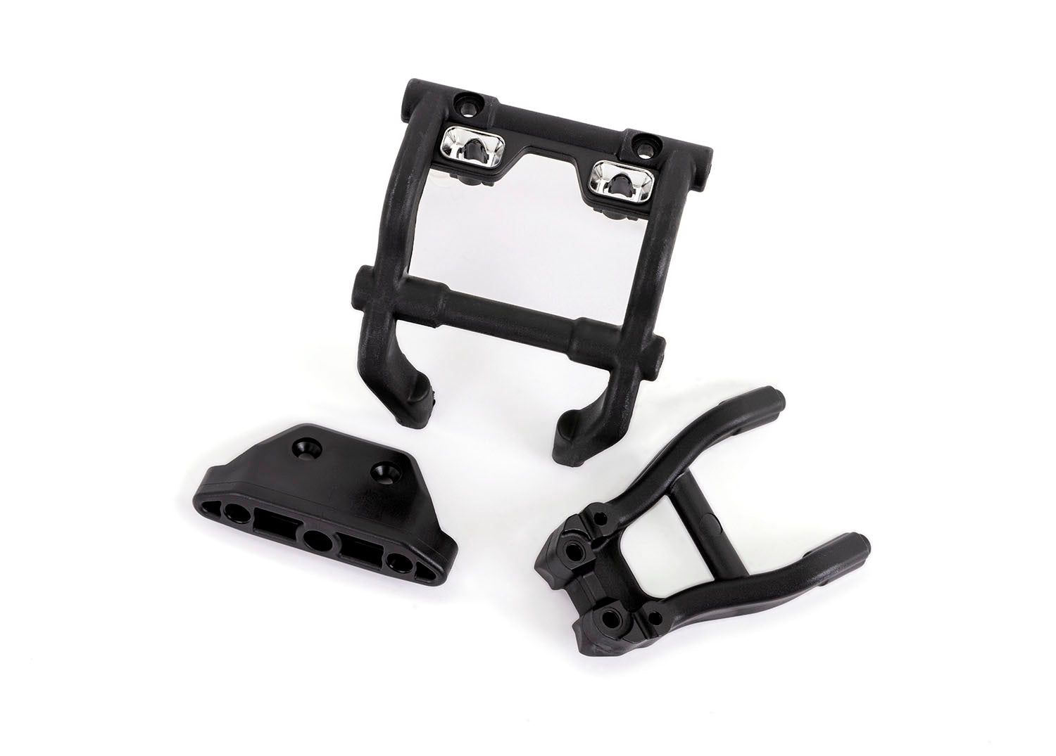 Traxxas Stampede 4x4 Wheelie Bar Mount & Rear Skid Plate Set (Black)