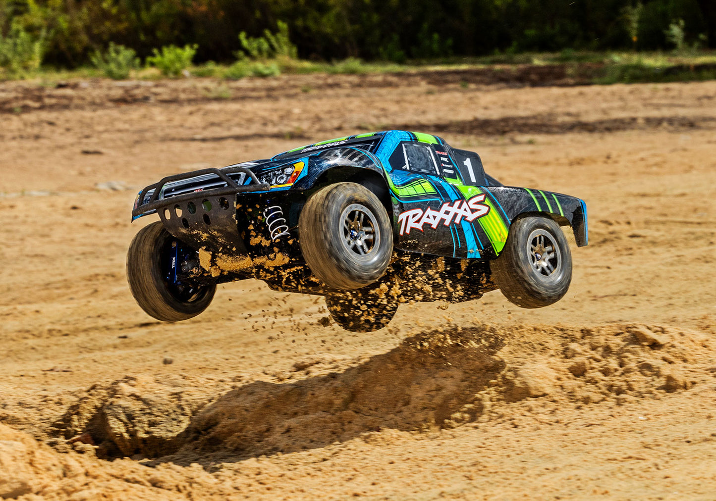 Traxxas Slash 4X4 Clipless "Ultimate" RTR 4WD Short Course Truck (Green) w/TSM & TQi 2.4GHz Radio