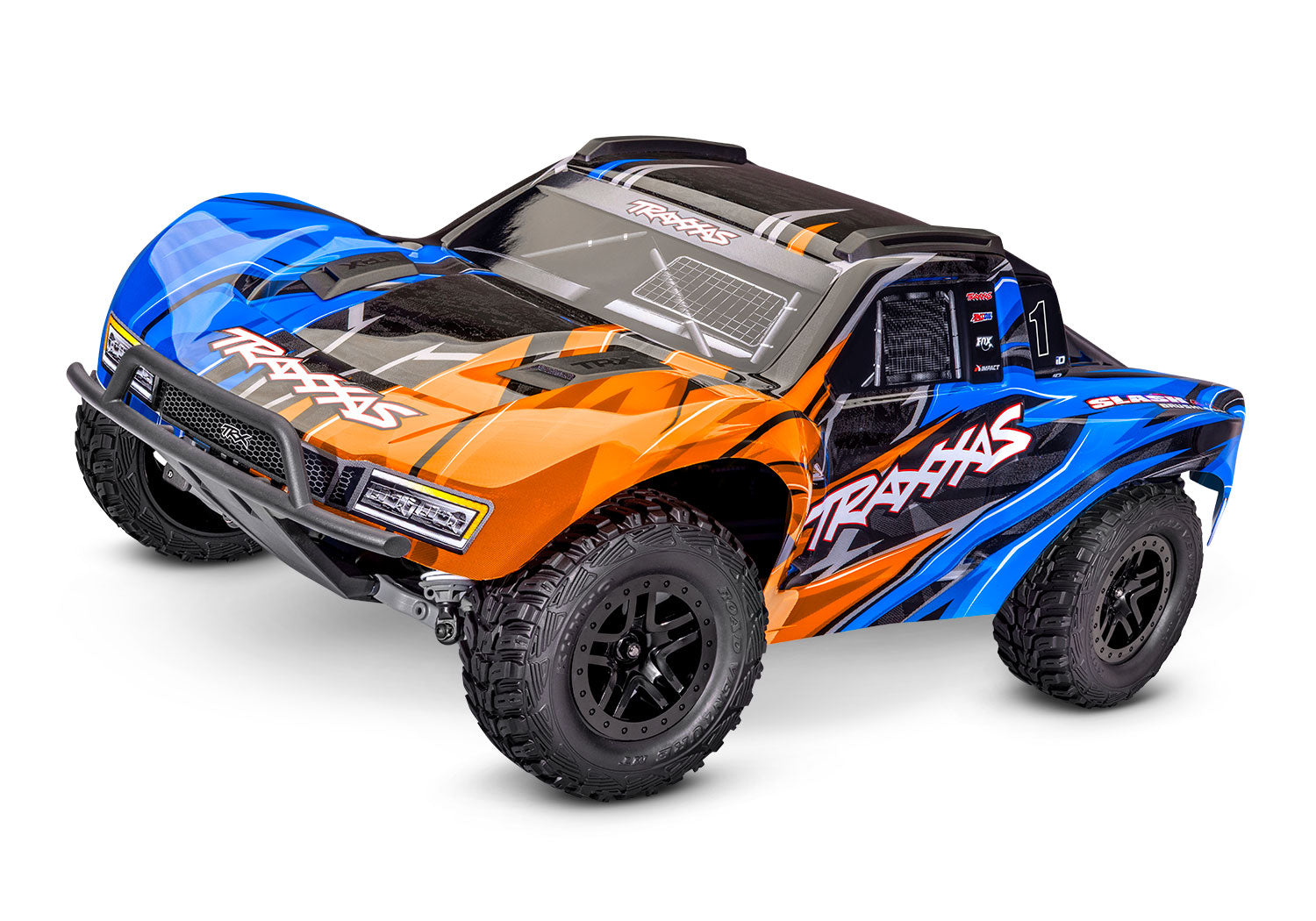Traxxas Slash VX3 1/10 RTR 4X4 Brushless Short Course Truck (Orange) w/VX3 ESC, TQi™ Sport 2.4GHz Radio & TSM