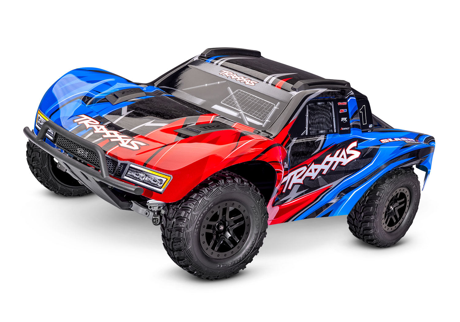 Traxxas Slash VX3 1/10 RTR 4X4 Brushless Short Course Truck (Red) w/VX3 ESC, TQi™ Sport 2.4GHz Radio & TSM