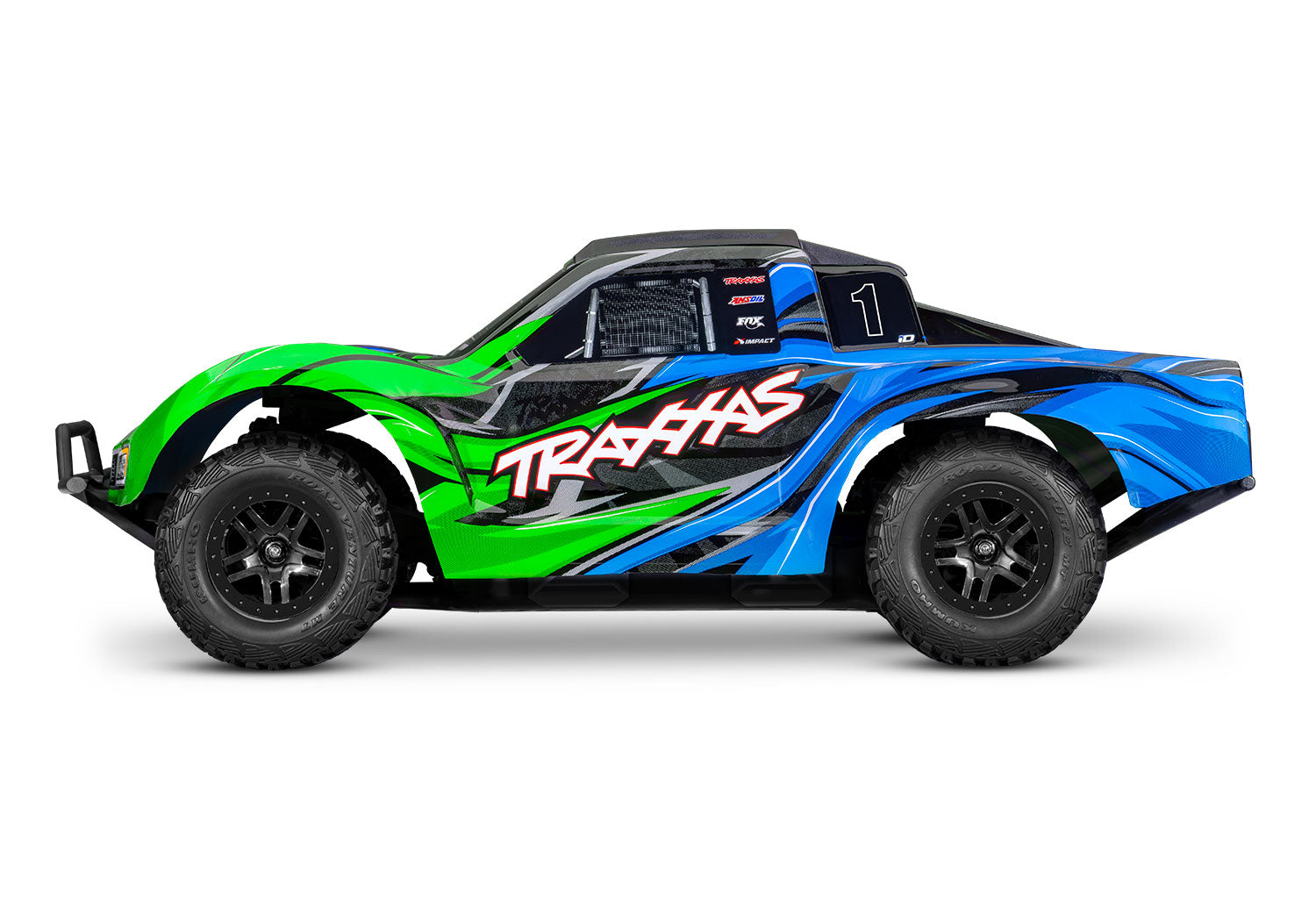 Traxxas Slash VX3 1/10 RTR 4X4 Brushless Short Course Truck (Green) w/VX3 ESC, TQi™ Sport 2.4GHz Radio & TSM