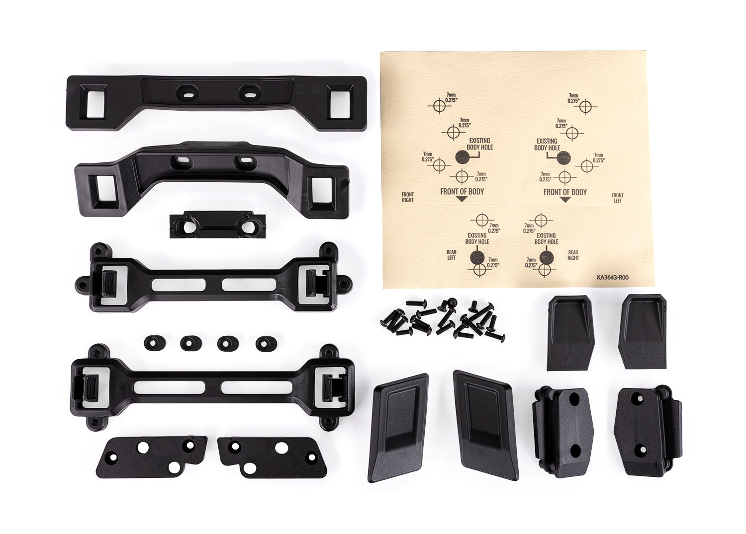 Traxxas Slash 4x4 Body Conversion Kit w/Body Mounts