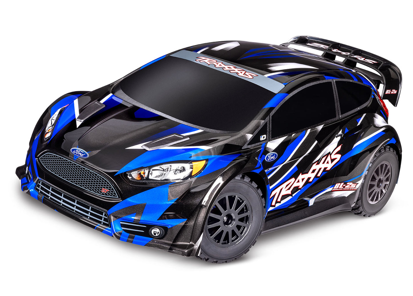 Traxxas Ford Fiesta 4x4 BL-2S Brushless 1/10 RTR AWD Rally Car (Blue) w/BL-2S ESC, TQ 2.4GHz Radio