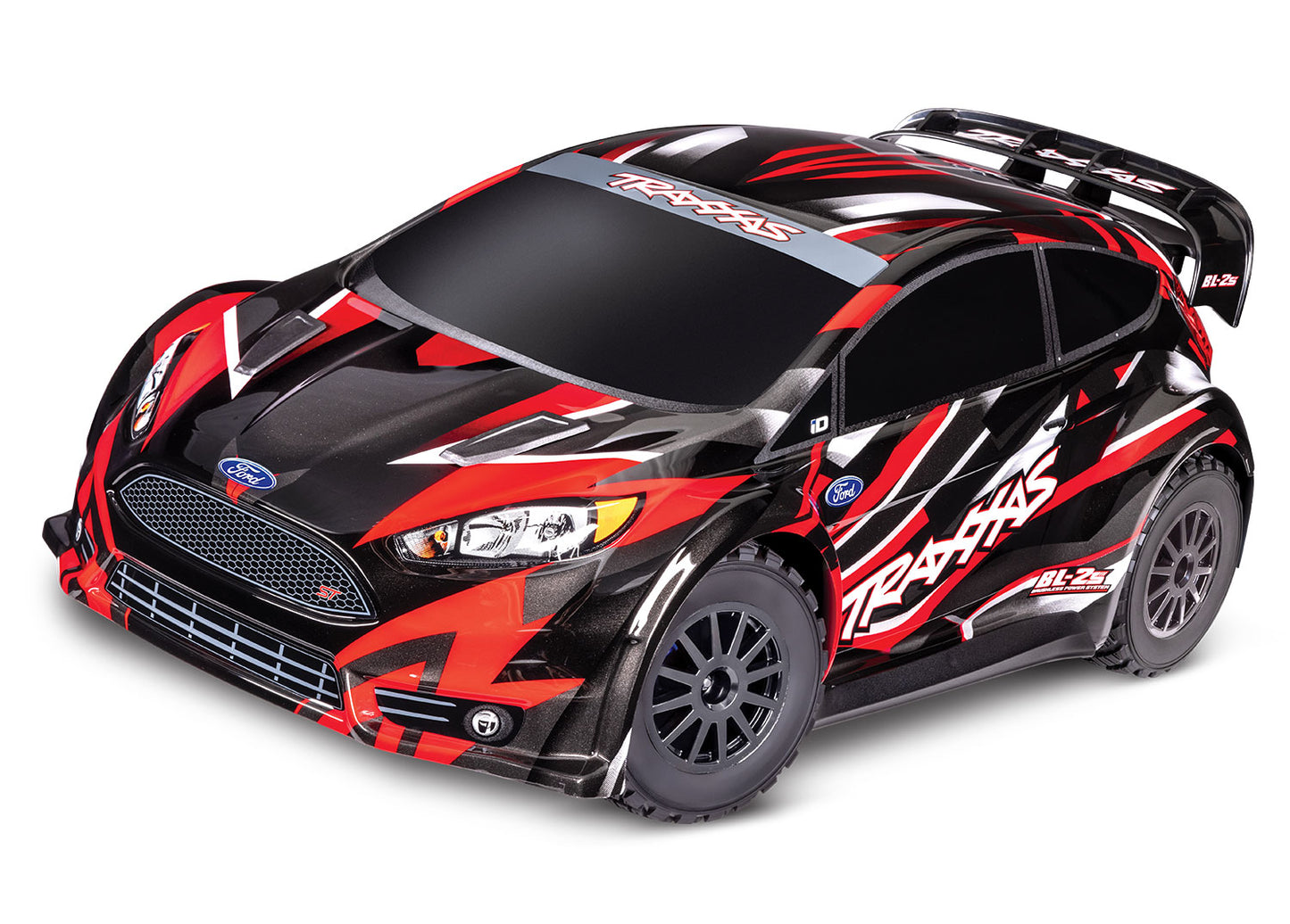 Traxxas Ford Fiesta 4x4 BL-2S Brushless 1/10 RTR AWD Rally Car (Red) w/BL-2S ESC, TQ 2.4GHz Radio