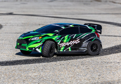 Traxxas Ford Fiesta ST 4x4 VXL Brushless 1/10 RTR AWD Rally Car (Green) w/TQi 2.4GHz Radio & TSM