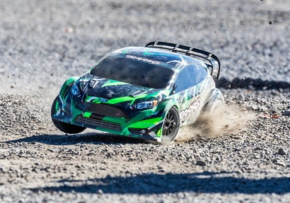 Traxxas Ford Fiesta ST 4x4 VXL Brushless 1/10 RTR AWD Rally Car (Green) w/TQi 2.4GHz Radio & TSM