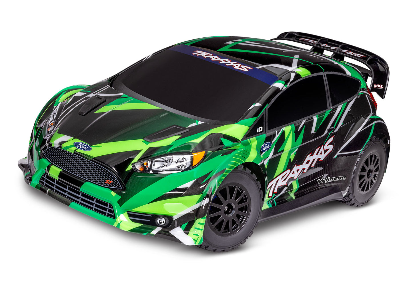 Traxxas Ford Fiesta ST 4x4 VXL Brushless 1/10 RTR AWD Rally Car (Green) w/TQi 2.4GHz Radio & TSM