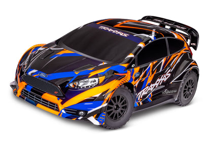 Traxxas Ford Fiesta ST 4x4 VXL Brushless 1/10 RTR AWD Rally Car (Orange) w/TQi 2.4GHz Radio & TSM