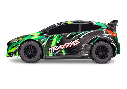 Traxxas Ford Fiesta ST 4x4 VXL Brushless 1/10 RTR AWD Rally Car (Green) w/TQi 2.4GHz Radio & TSM