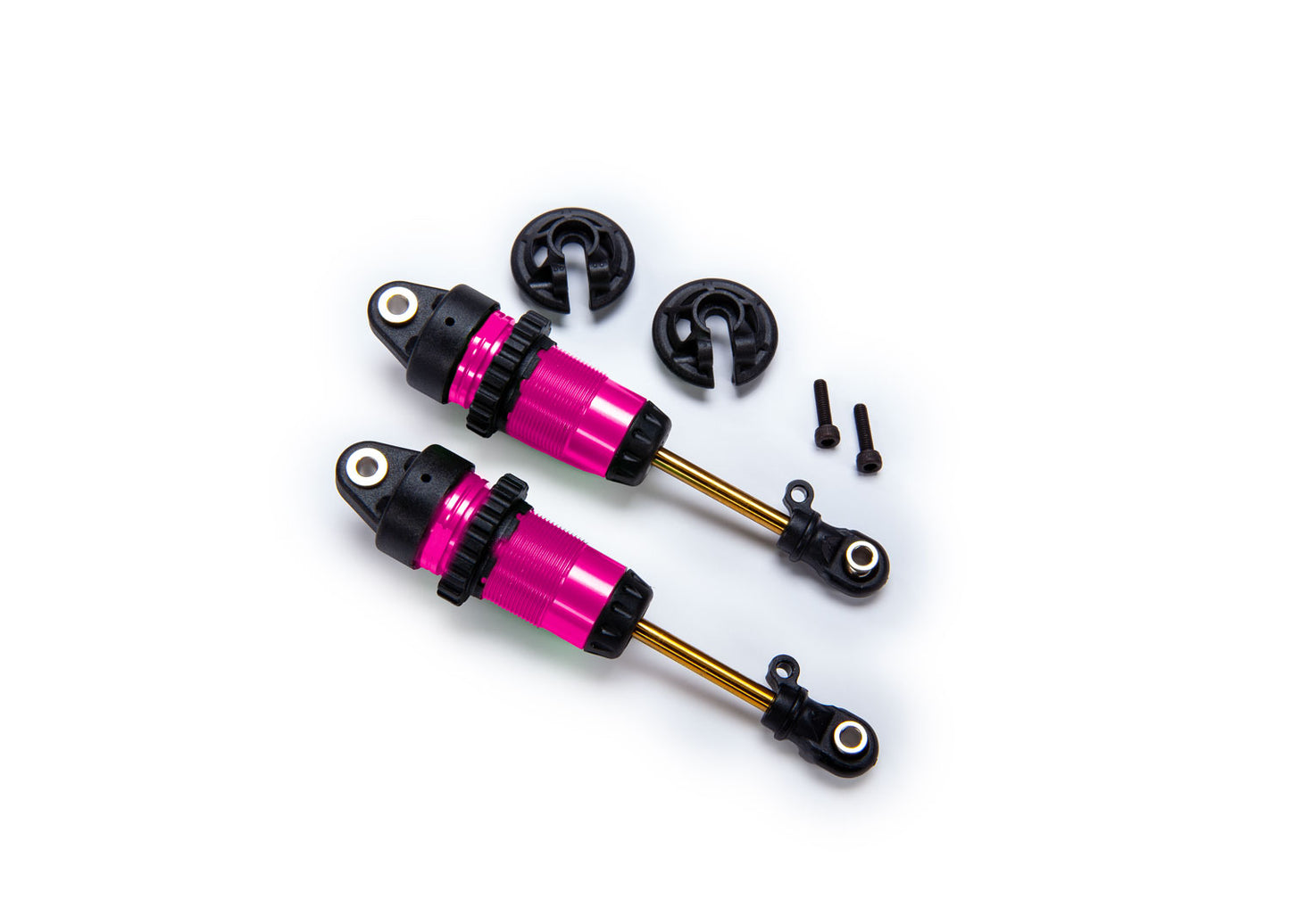 Traxxas Complete GTR Long Shocks w/Ti-Nitride Shafts (Pink) (2)