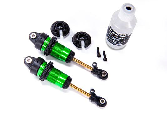 Traxxas Complete GTR Long Shocks w/Ti-Nitride Shafts (Green) (2)