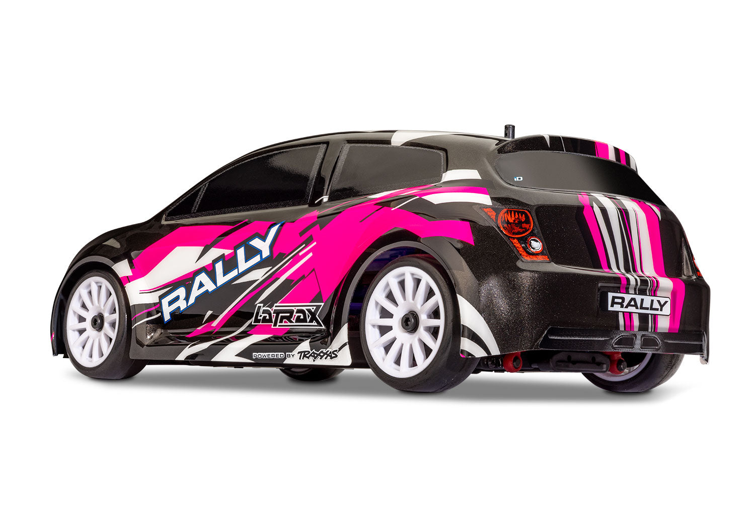 Traxxas 1/18 Latrax Rally RTR 4WD Electric Rally Car (Black/Pink) w/2.4GHz Radio, Battery & AC Charger