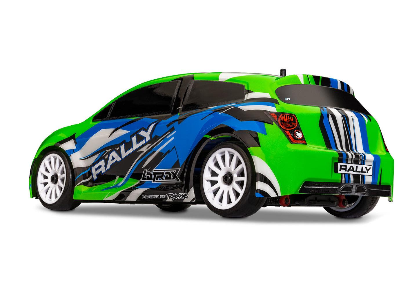 Traxxas 1/18 Latrax Rally RTR 4WD Electric Rally Car (Green/Blue) w/2.4GHz Radio, Battery & AC Charger