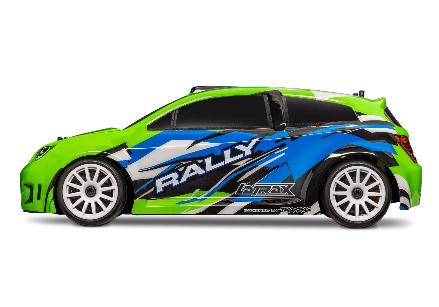 Traxxas 1/18 Latrax Rally RTR 4WD Electric Rally Car (Green/Blue) w/2.4GHz Radio, Battery & AC Charger