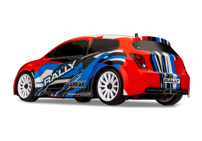 Traxxas 1/18 Latrax Rally RTR 4WD Electric Rally Car (Red/Blue) w/2.4GHz Radio, Battery & AC Charger